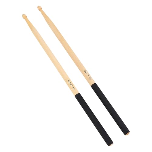 Baquetas 5A con mango antideslizante, 3 pares madera miniatura 1