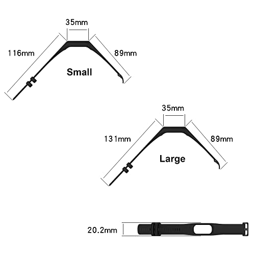 Chofit 6-Pack Straps Compatible with Garmin Vivosmart 5 Strap, Soft Silicone Sport Wristband Replacement Arm Band for Vivosmart 5 Fitness Tracker