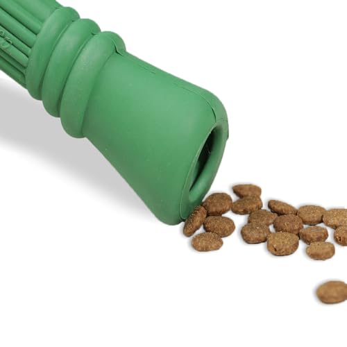 Image of Green Sheep Large Natural Rubber Bone Dog Chew Toy, Tough & Durable Dog Toys for Large Dogs, Keeps Them Busy with Hidden Treats, Medium to Large Breed