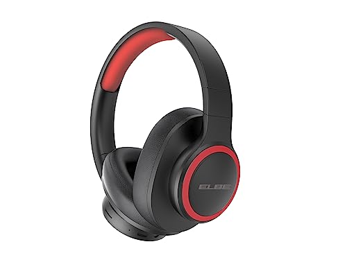 Elbe ABT-B26-N Auricular de Diadema Bluetooth 5.1 Plegable, con micrófono y Radio FM, 10 Horas de...