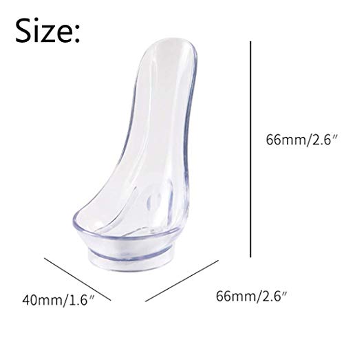 Ktdzone 1 Piece Clear Plastic Pipe Stand, Display Stand, Pipe Holder For Tobacco Pipe #TOP1