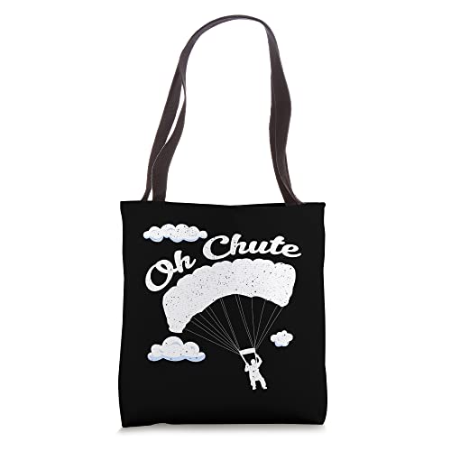 Bolso Tote divertido Skydive Parachute para paracaidista miniatura 1