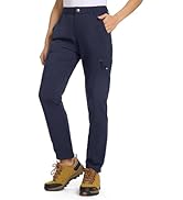 TBMPOY Women's Hiking Cargo Pants Lightweight Water Resistant Quick Dry Fishing Camping Travel Wo...