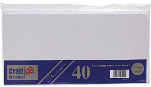 Craft UK 2043 Premium - Tarjetas y sobres (40 x 150 cm, 300 g/mu00b2)