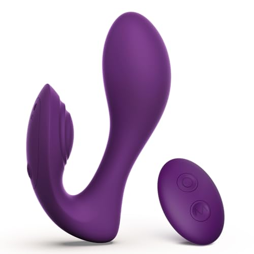 Tracy’s Dog Vibrator Adult Sex Toys for Women - Clitoral Teasing G Spot Vibrator, Remote Control Vibrating Adult Toy with 10 Vibrations for Double S