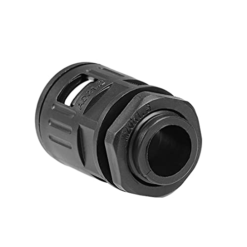 Miniatura 4 de Sourcing Map Glándula De Cable De Conector De Tubo Corrugado Ad21.2 Abrazaderas De Unión De Tubería De Tornillo M20 5pcs