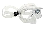 EVO Hammerhead+ Dive Mask 4 Lens Panoramic Diving Mask with Purge Valve, Freediving, Snorkel, Scuba Mask for Men Women, Easily Adjustable for Great Fit (Clear)
