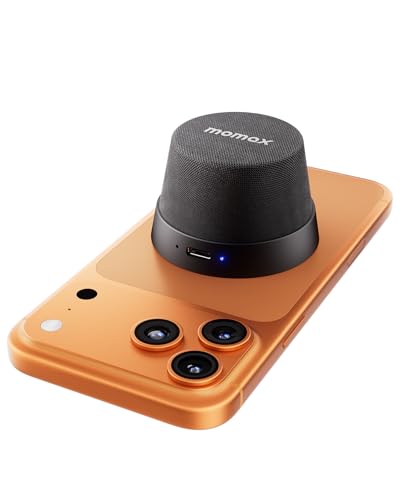 MOMAX Magnetic Portable Wireless Speaker, IPX6 Waterproof...