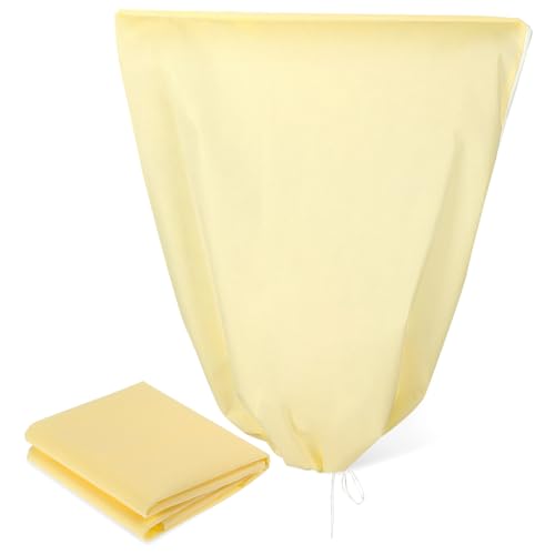 TOYANDONA 2pezzi Proteggi tue Piante con Sacchetti Antigelo Traspiranti e Leggeri Dotati di Coulisse e Cerniera per Agevole Applicazione per Proteggere da Freddo Uccelli e Insetti Adatti