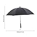 PerGar Misting Fan Umbrella, Umbrella with Built in Fan and Mist Spray, 190t VinylFiberglass 8 Ribs Rechargeable Long Handle Sun Umbrella, for Summer Cooling Beach Sports (Black)