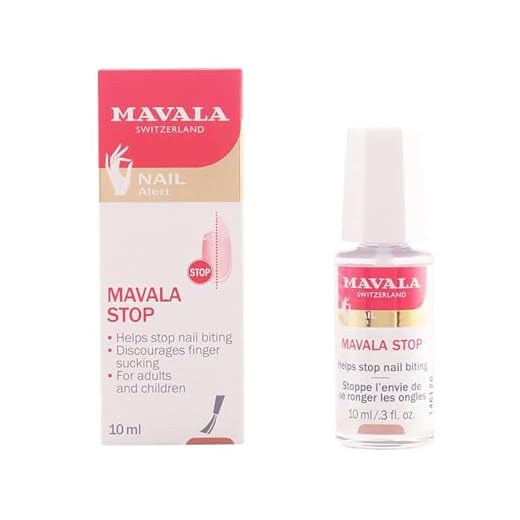MAVALA - Stop Nail Biting 10 ml, para Señales de Alerta en tus Uñas, Ayuda a Dejar de Morderse las Uñas, Ayuda a No Chuparse los Dedos, Mejora Apariencia de Uñas y Cutículas, Para Adultos y Niños
