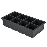BUTLERS Eiswürfelbereiter XXL flexibel 22 cm Silikon COOL DOWN | große Eiswürfelform | robuste Eiswürfelbox für Drinks | Barzubehör für Party und Küche