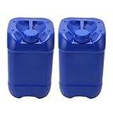 YWBL-WH 10-Liter-Eimer für Abfallflüssigkeiten aus Kunststoff, HDPE-Material mit Schraubdeckel, Langlebige Lagerung Chemischer Abfälle für Labor- und Landwirtschaftszwecke