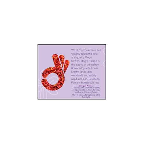 Image of Chukde - Kesar (0.03 OZ) - Saffron - Enhancing Dishes, Desserts, and Beauty Treatments - Rich Flavor and Aroma - Ideal For Culinary, Health, and Skincare Applications - 1 Gm