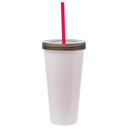 Image of Silver Buffalo Five Nights at Freddy's 4 Pack Color Changing Plastic Tumblers Featuring Freddy Fazbear, Bonnie, Chica, and Foxy, 24 Ounces