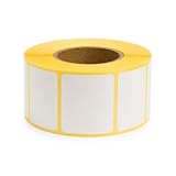 MD Labels Etichette termiche 35 × 25 mm su rotolo, 1.000 pezzi, adesive permanentemente, etichette per codici a barre per stampante termica