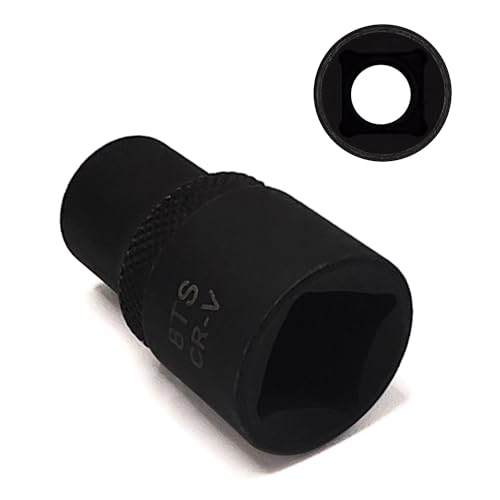 Image of 8TS 1 /2 inch Drive Special Socket for Nissian, 3 Tooth Socket Tool | Balance Shaft Fixings, Cylinder Head Bolt Screw Removal, Brake Caliper Socket, Wrench Tool