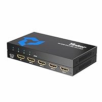 4K HDMI Splitter 1 in 4 Out, Yinker 4 Port HDMI Verteiler 4 Bildschirme 4K30Hz Splitter 4 Port für Xbox360 PS4 PS3 Roku