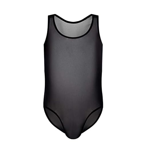 Herr Tank Top Ärmlös Jumpsuit One Piece Underkläder Ultra Thin Bodysuit