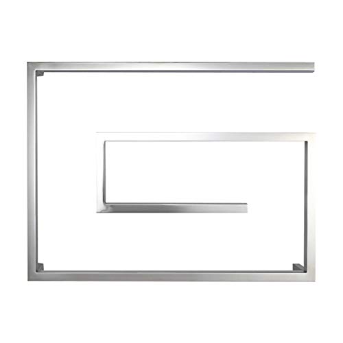SCLHouiX Toallero Cromado para radiador, toallero de Montaje en Pared, Barras cuadradas, toalleros eléctricos, toallero de baño para el hogar, Hotel