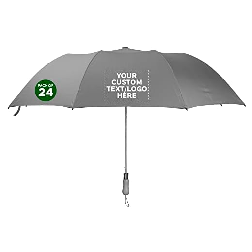 Best promotional folding umbrellas Custom Telescopic Folding Umbrellas Set of 24