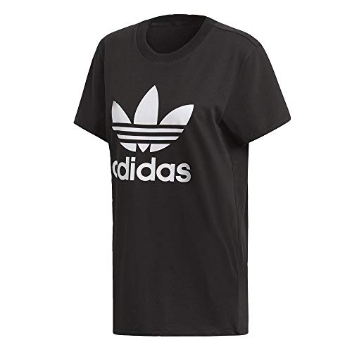 adidas Originals womens Boyfriend Trefoil T Shirt, Black, Small US
