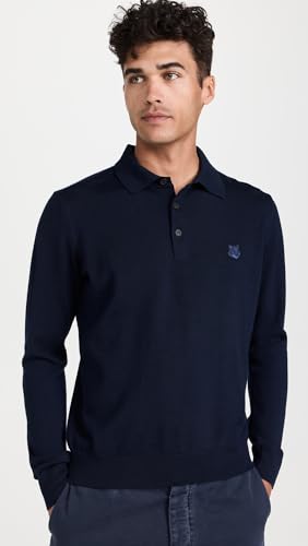 Maison Kitsuné Men's Bold Fox Head Polo Sweater2