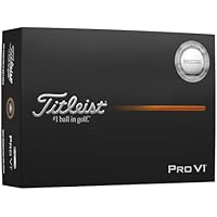 Titleist Pro V1 Golf Ball, Pack of 12, White, Enhanced Alignment