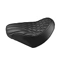 JUNJUMOTO Motorrad Solo Sitz Gel Fahrersitz Kompatibel mit Honda CMX1100 Rebel 1100 CM1100 2021-2025 (Schwarze Nähte)