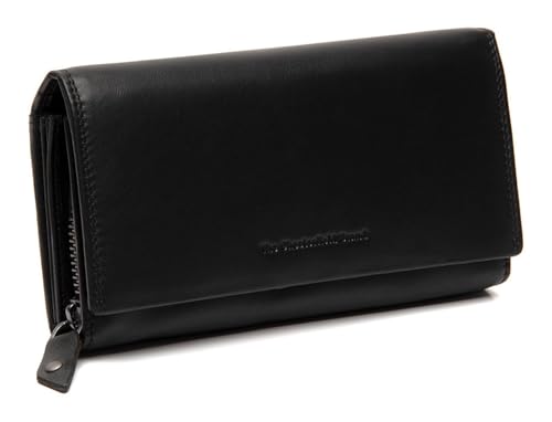 Porte-monnaie Arvento Chesterfield Brand, la noblesse d'un grand portefeuille en cuir noir