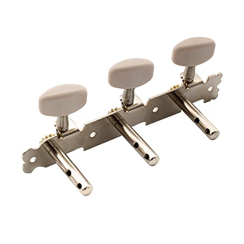 Musiclily 3×3 Style Court Mécaniques pour Guitare Acoustique, Nickel - Les Beatles, Paul McCartney, John Lennon, RIngo Starr, George Harrison Musiclily 3x3 Style Court Mécaniques pour Guitare Acoustique, Nickel – Image 5