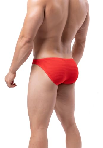 iKingsky Men's Lace Pouch Briefs Sexy Bulge Underwear Breathable Under Panties for Men