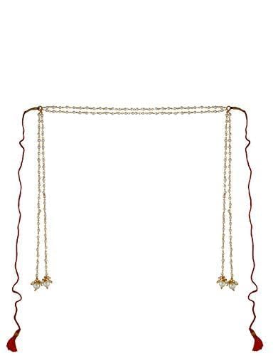 Golden Finish Studded Stone Adorable Classy Traditional Mundavalya/Bashing for Men and Women