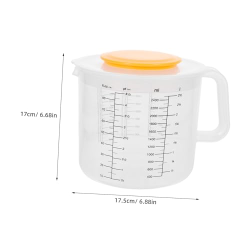 Cuenco medidor 2.5L con tapa para mezclar Luxshiny miniatura 2