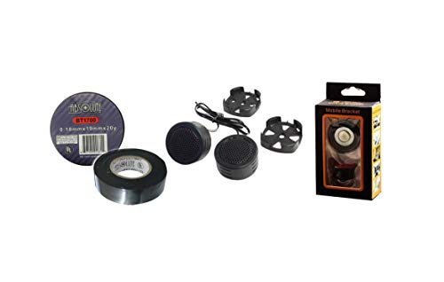 Alpine Ute-73Bt Digital Media Receiver+Alpine Pair Sxe-1726S 6.5" 2-Way Car Audio Coaxial Speakers +Free Mobile Bracket, Tweeter Tw600, Electrical Tape Bt1700 #TOP6