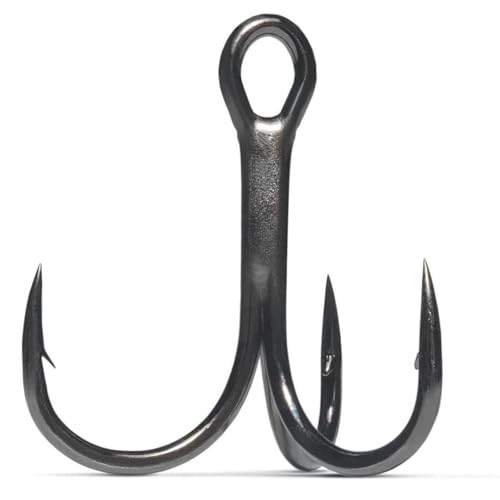 VMC 7547 Hybrid 1X Strong Hook - Drillinge, Größe/Farbe:Gr. 3/0 / Black Nickel