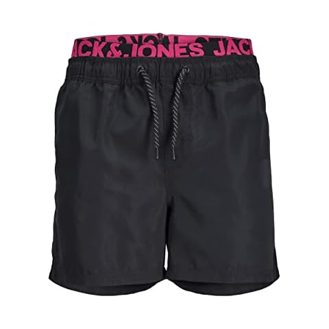 JACK & JONES Jjiaruba Jjswimshorts AKM Db Wb Solid Bañador para hombre Cover