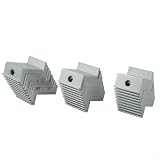 10 Stück Solarmodul-Endklemmen aus Aluminiumlegierung für 30 mm, 32 mm, 35 mm, 40 mm Rahmen, wetterbeständiges PV-Montagezubehör für Dachinstallation (35 mm)