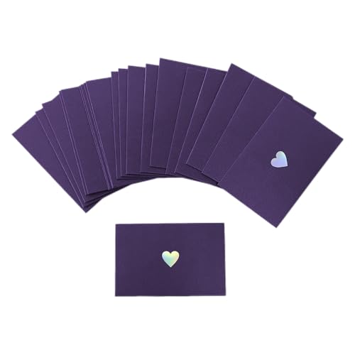 CZAKOMIX 40 Mini Sobres, Papel Nacarado Sobres, Bodas Sobre, Invitaciones Sobre, Para Navidad, Acción De Gracias, Boda De Bricolaje, CumpleañOs (Púrpura Nacarado)
