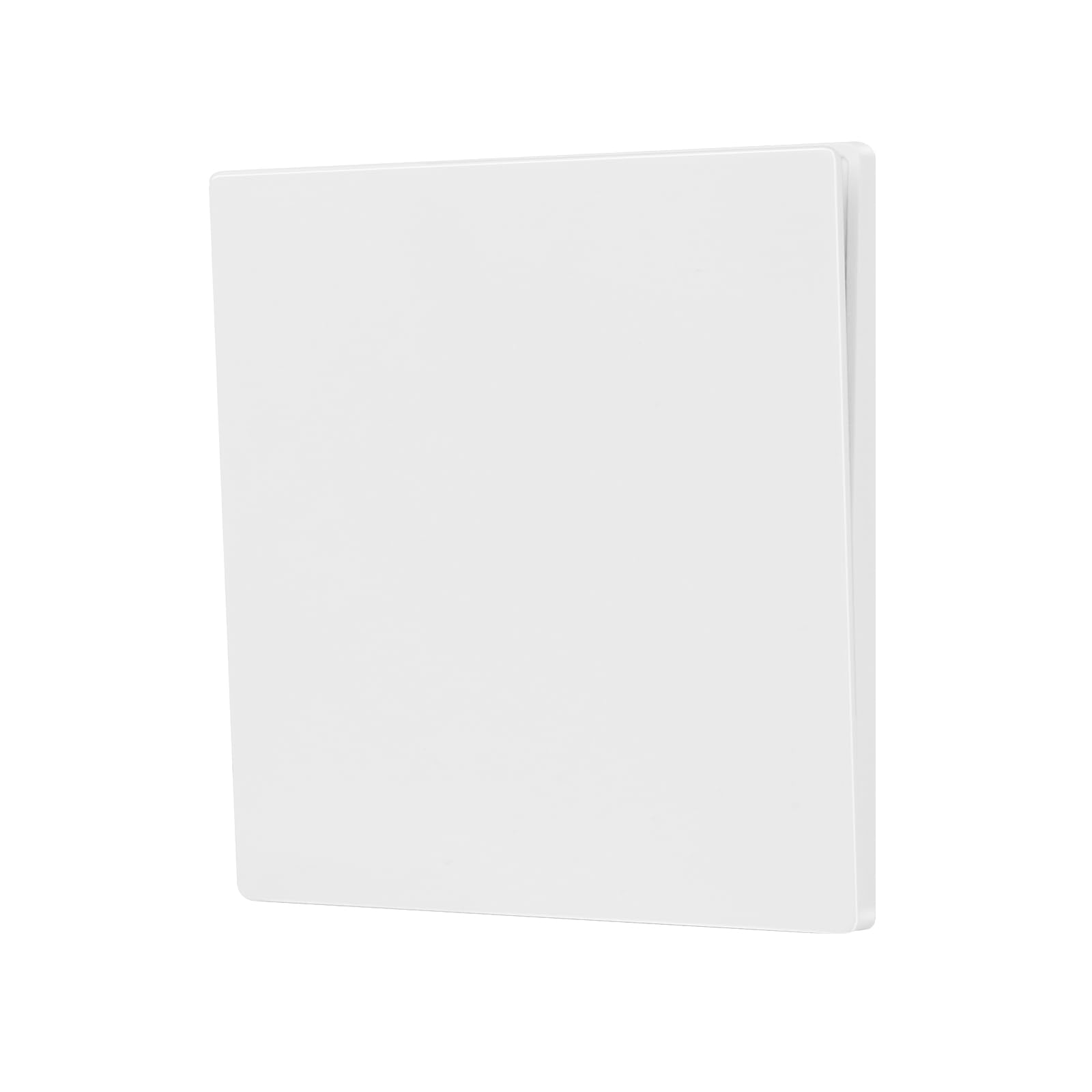 CNBINGO Rocker Button Switch, Plastic White Wall Plate, Electrical Single Light Switch - Image 2