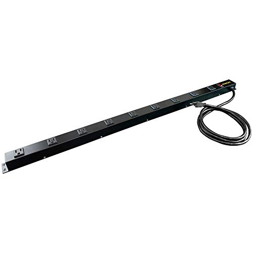 Stanley 31610 Surgemax Pro 9 Outlet Metal Surge Protector, Black, 6 Ft #TOP2