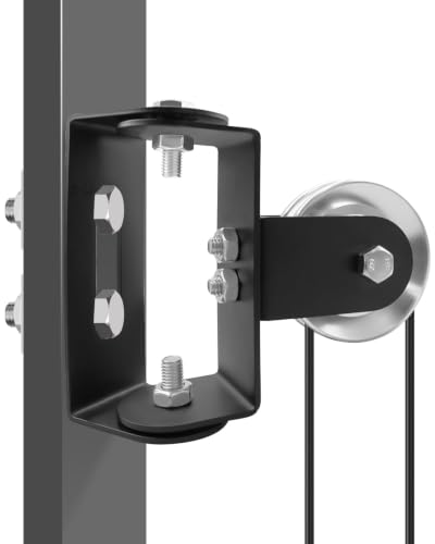 JUFZQO Heavy-Duty Cable Pulley System Fits 2×2 and 3×3 Inch Power Racks