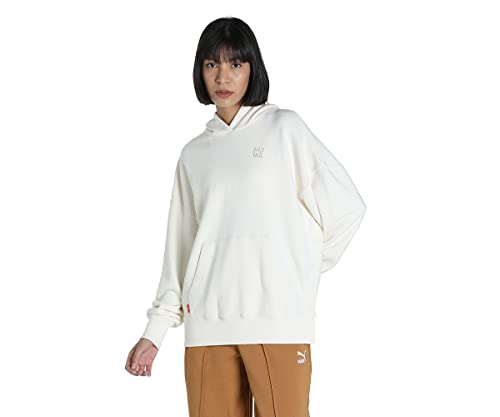 Image of PUMA Women Cotton Hooded Neck Sweatshirt