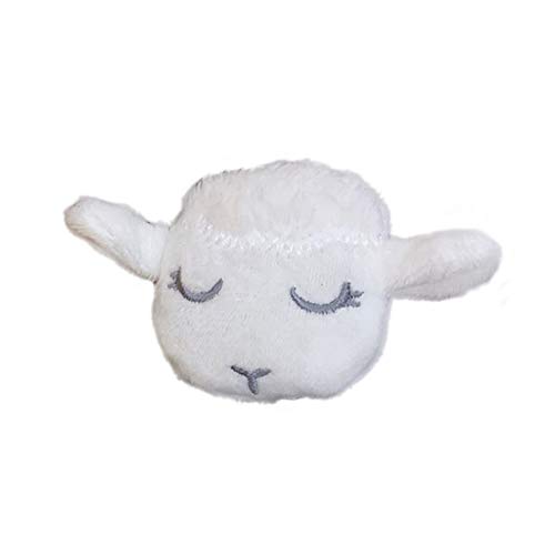 YSoutstripdu - Broche decorativo para coleta de caballo, diseño de cordero 3D, felpa, Brooch Pin