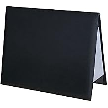 Diploma Cover Holoder Smooth 7x9 Certificate Cover Grad Days Black