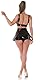 Koucla Glossy Triangel Gogo Top im Latex-Look S