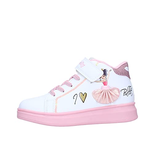 Lelli Kelly LKAA2282-AA52 - Zapatillas medianas de color blanco/rosa con falda intercambiable, Color blanco., 32 EU Cover