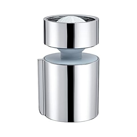 1.8GPM Kitchen Sink Aerator Solid Brass - Big Angle Swivel Faucet Aerator Dual-function 2 Sprayer - Swivel - Polished Chrome… Cover