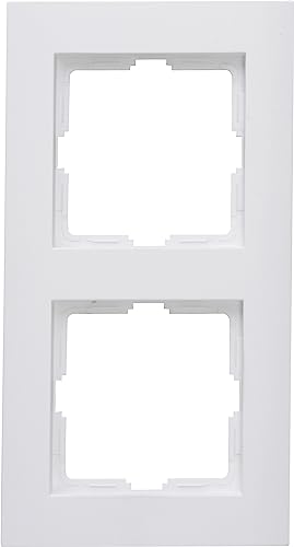 Kopp Athenis 2-fach Abdeckrahmen, arktis-weiß, matte Oberfläche, 402632067