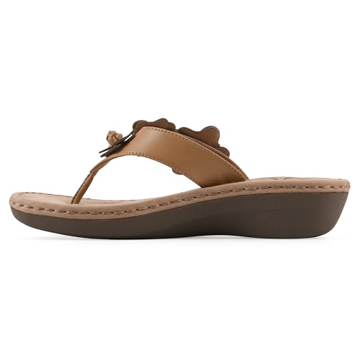 Image of Cliffs by White Mountain Women's Cushioned Cassilia Floral Sandal